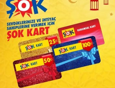 ŞOK Hediye Yardım Kartı