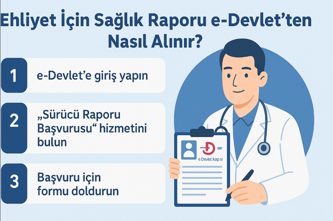 Ehliyet İçin Sağlık Raporu e-Devlet’ten Nasıl Alınır