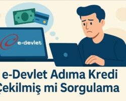 e-Devlet Adıma Kredi Çekilmiş mi Sorgulama