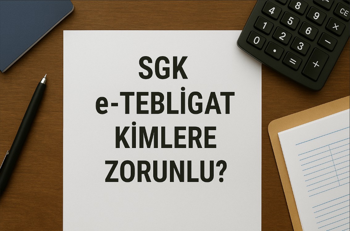 SGK e-Tebligat Kimlere Zorunlu